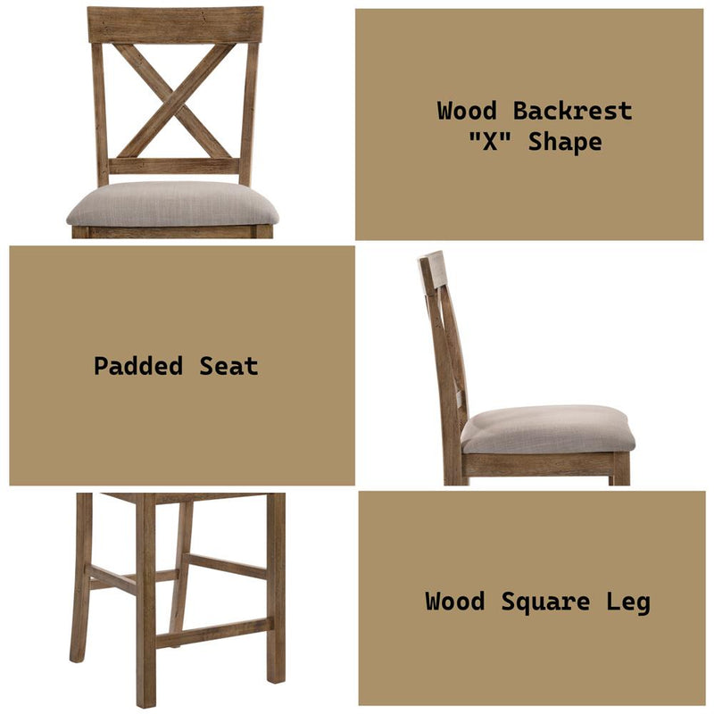 Calgary Furniture Emporium Martha II Counter Height Dining Chair 70832 IMAGE 8