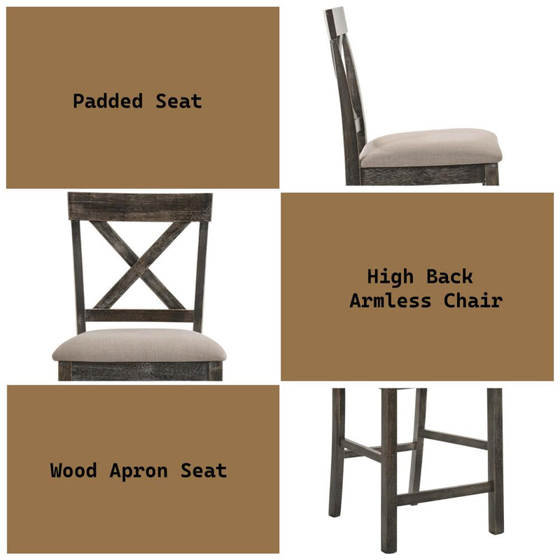 Calgary Furniture Emporium Martha II Counter Height Dining Chair 73832 IMAGE 6