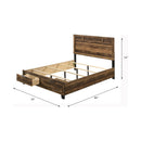 Calgary Furniture Emporium Morales King Panel Bed with Storage 28587EK IMAGE 4