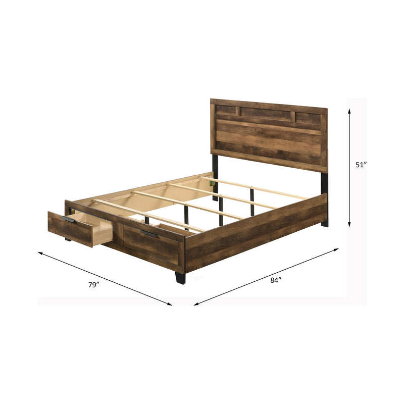 Calgary Furniture Emporium Morales King Panel Bed with Storage 28587EK IMAGE 4