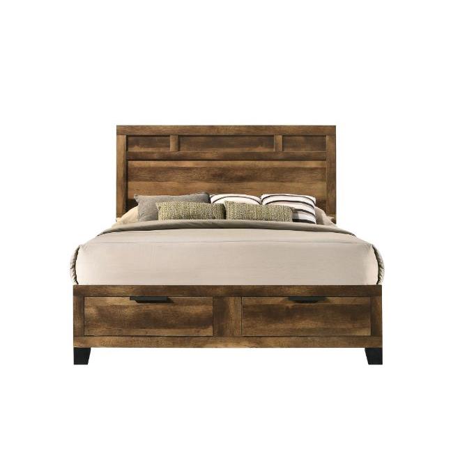 Calgary Furniture Emporium Morales Queen Panel Bed with Storage 28590Q IMAGE 3