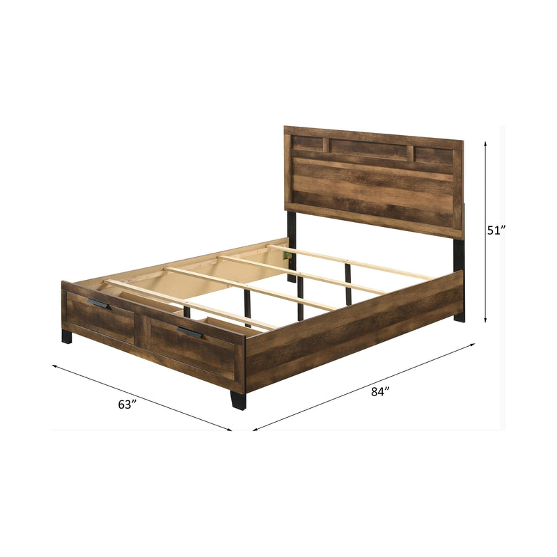 Calgary Furniture Emporium Morales Queen Panel Bed with Storage 28590Q IMAGE 4