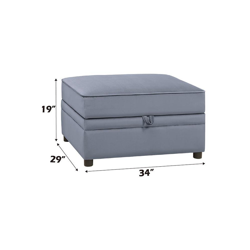Calgary Furniture Emporium Bois II Fabric Storage Ottoman 53307 IMAGE 6