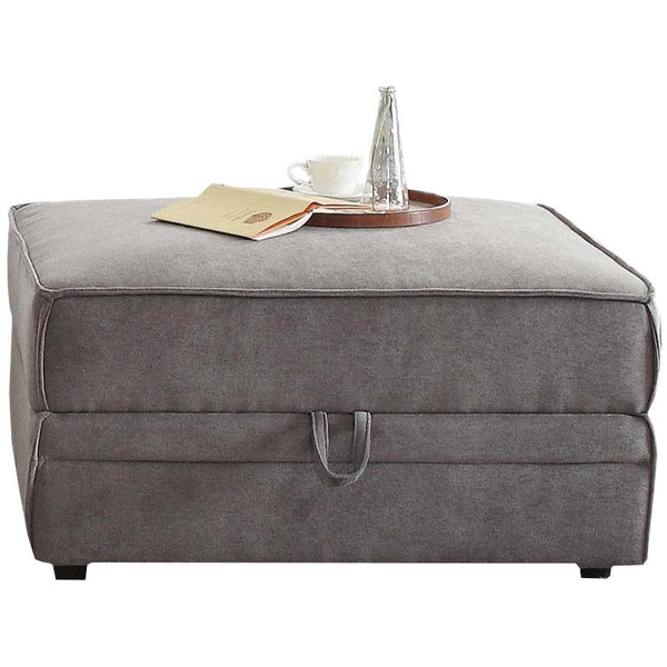 Calgary Furniture Emporium Bois Fabric Storage Ottoman 53782 IMAGE 1