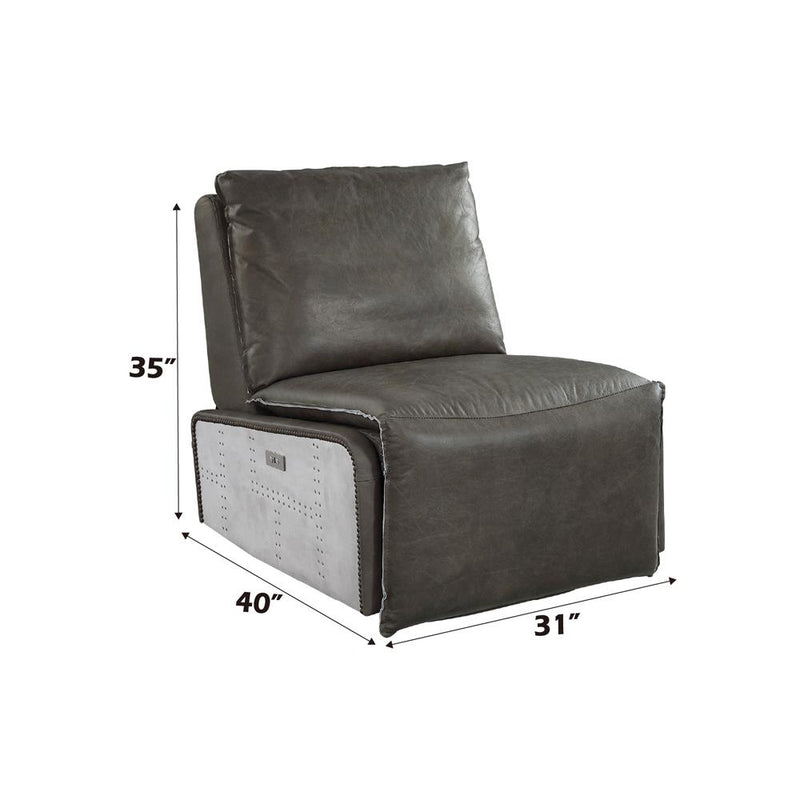 Calgary Furniture Emporium Metier Power Leather Recliner 59940 IMAGE 11