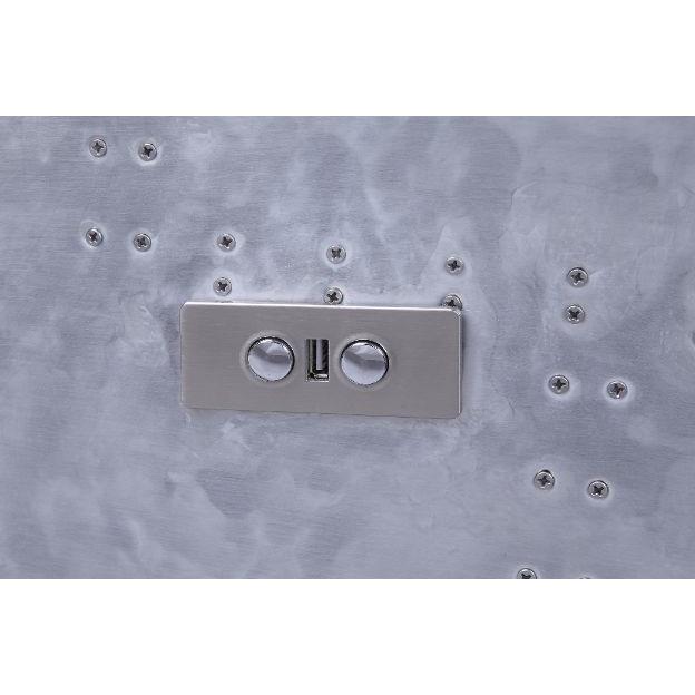 Calgary Furniture Emporium Okzuil Power Leather Recliner 59941 IMAGE 5