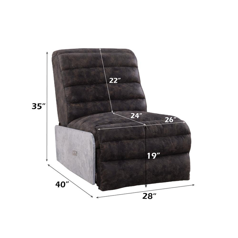 Calgary Furniture Emporium Okzuil Power Leather Recliner 59941 IMAGE 9