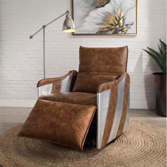 Calgary Furniture Emporium Qalurne Power Leather Recliner 59942 IMAGE 14