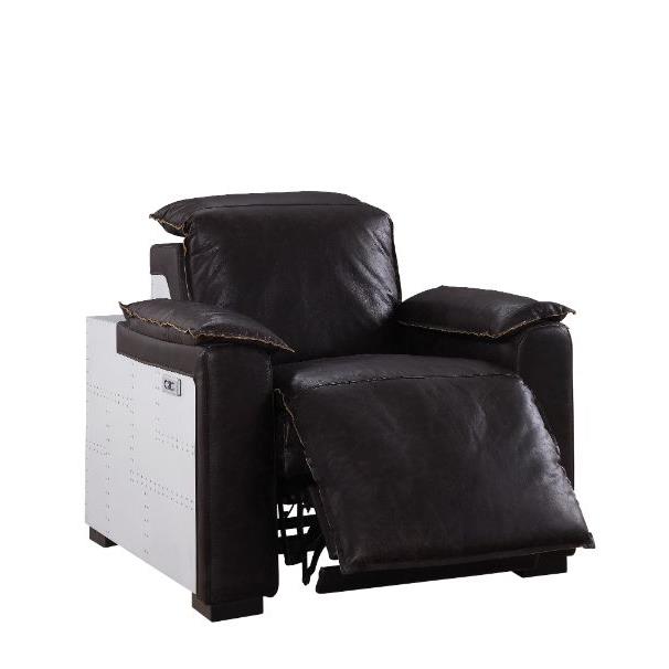 Calgary Furniture Emporium Misezon Power Leather Recliner 59943 IMAGE 4