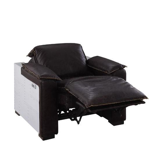 Calgary Furniture Emporium Misezon Power Leather Recliner 59943 IMAGE 5