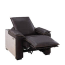 Calgary Furniture Emporium Misezon Power Leather Recliner 59943 IMAGE 6