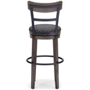 Signature Design by Ashley Caitbrook D388-230 Tall Upholstered Swivel Barstool IMAGE 4