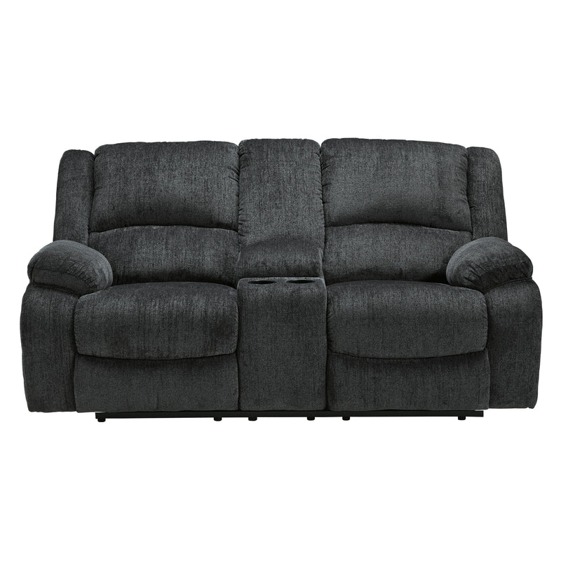 Signature Design by Ashley Draycoll 7650494C Double Reclining Loveseat with Console IMAGE 1