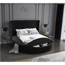 IFDC King Upholstered Platform Bed with Storage IF 5773 - 78 IMAGE 4