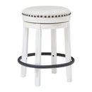 Signature Design by Ashley Valebeck D546-324 Upholstered Swivel Stool IMAGE 1