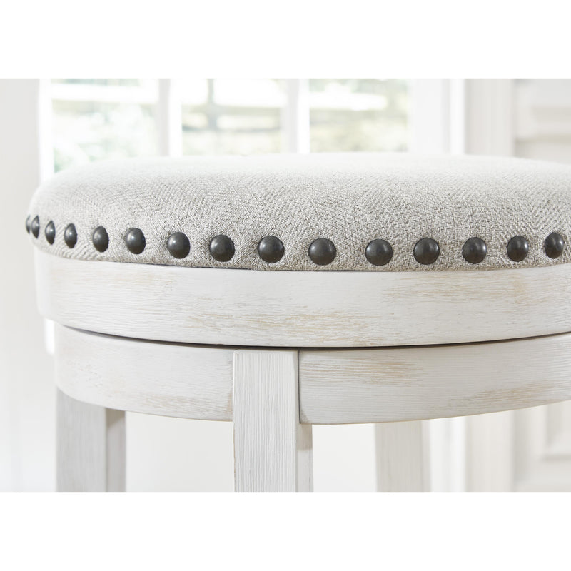 Signature Design by Ashley Valebeck D546-324 Upholstered Swivel Stool IMAGE 4