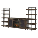  Signature Design by Ashley Starmore W633W6 3 pc Wall Unit with Electric Fireplace IMAGE 1