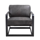 Calgary Furniture Emporium Locnos Stationary Leather Accent Chair 59944 IMAGE 1