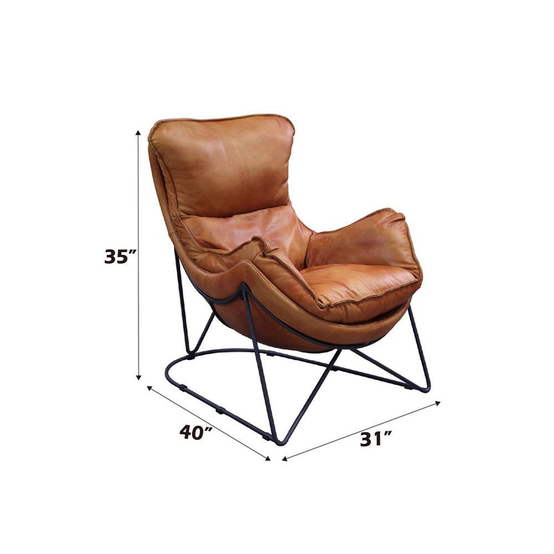 Calgary Furniture Emporium Thurshan Stationary Leather Look Accent Chair 59945 IMAGE 10