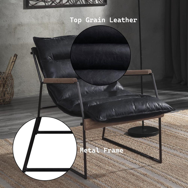 Calgary Furniture Emporium Luberzo Stationary Leather Look Accent Chair 59946 IMAGE 11