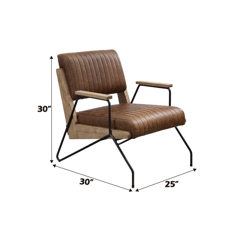 Calgary Furniture Emporium Eacnlz Stationary Leather Look Accent Chair 59947 IMAGE 10
