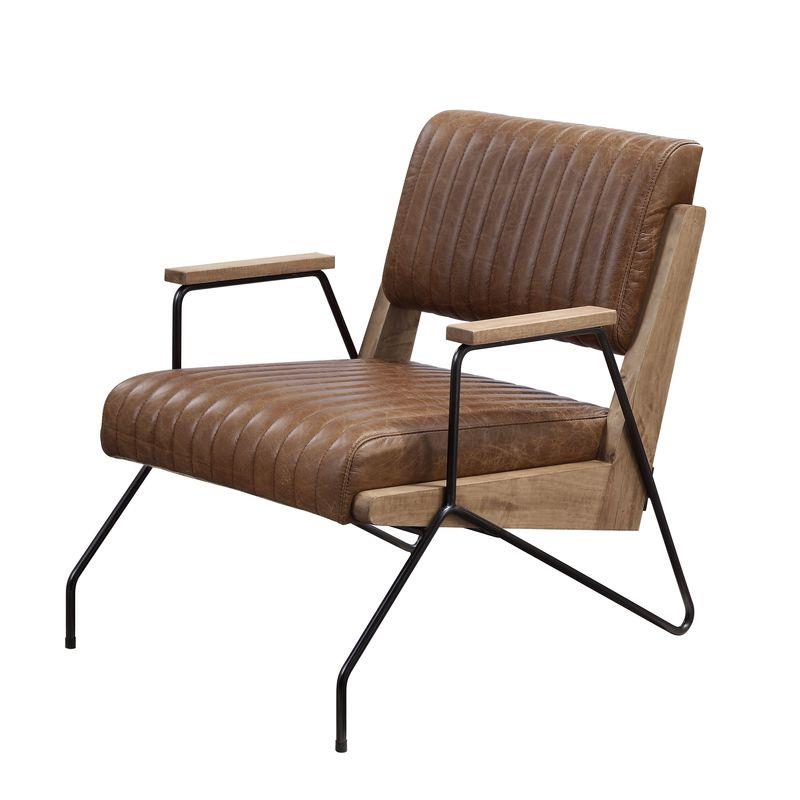 Calgary Furniture Emporium Eacnlz Stationary Leather Look Accent Chair 59947 IMAGE 2