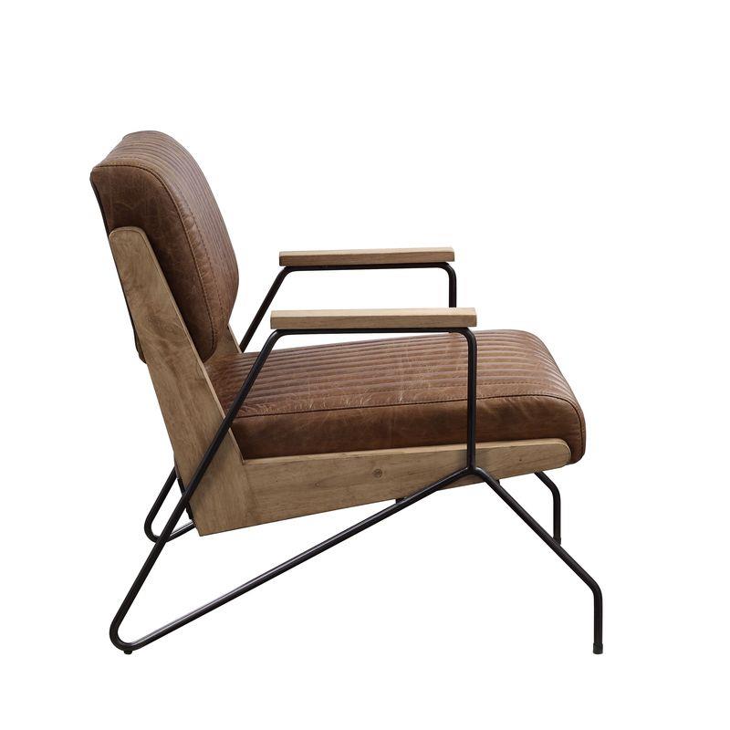 Calgary Furniture Emporium Eacnlz Stationary Leather Look Accent Chair 59947 IMAGE 7