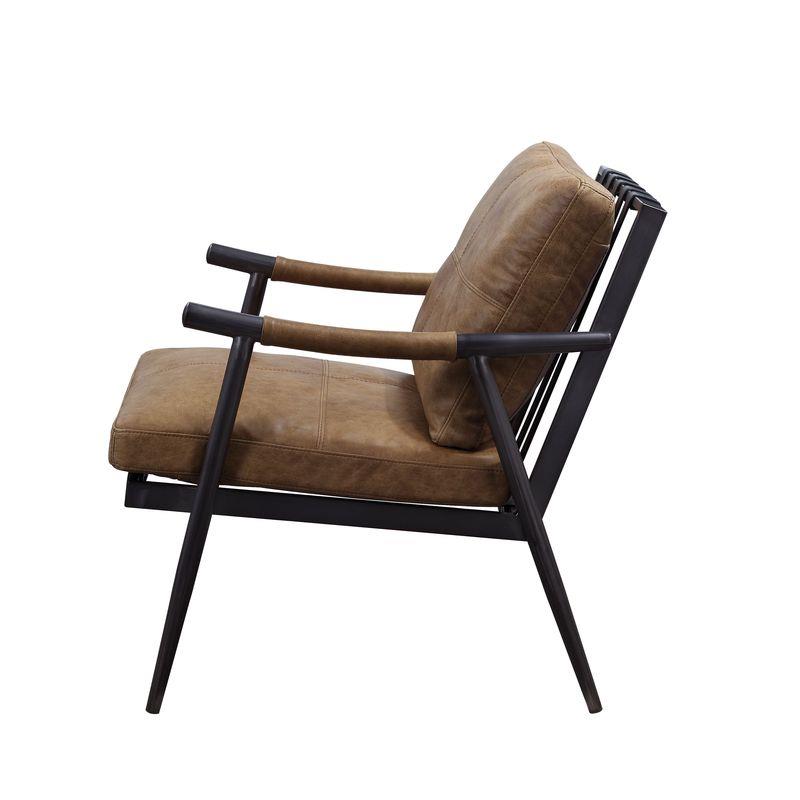 Calgary Furniture Emporium Anzan Stationary Leather Look Accent Chair 59949 IMAGE 3