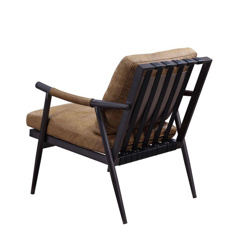 Calgary Furniture Emporium Anzan Stationary Leather Look Accent Chair 59949 IMAGE 4