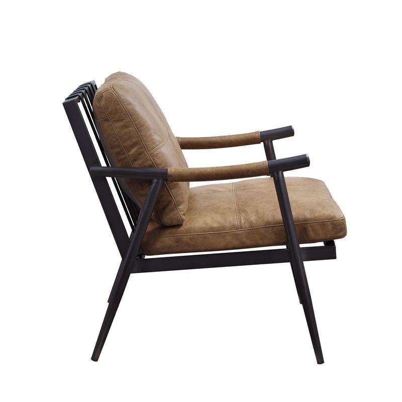 Calgary Furniture Emporium Anzan Stationary Leather Look Accent Chair 59949 IMAGE 7