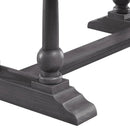 Calgary Furniture Emporium Yabeina Dining Table with Faux Marble Top and Trestle Base 73265 IMAGE 6