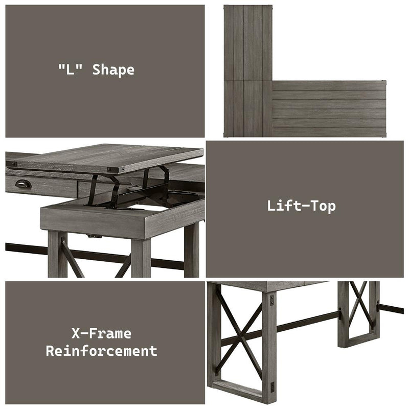 Calgary Furniture Emporium Office Desks L-Shaped Desks OF00054 IMAGE 11