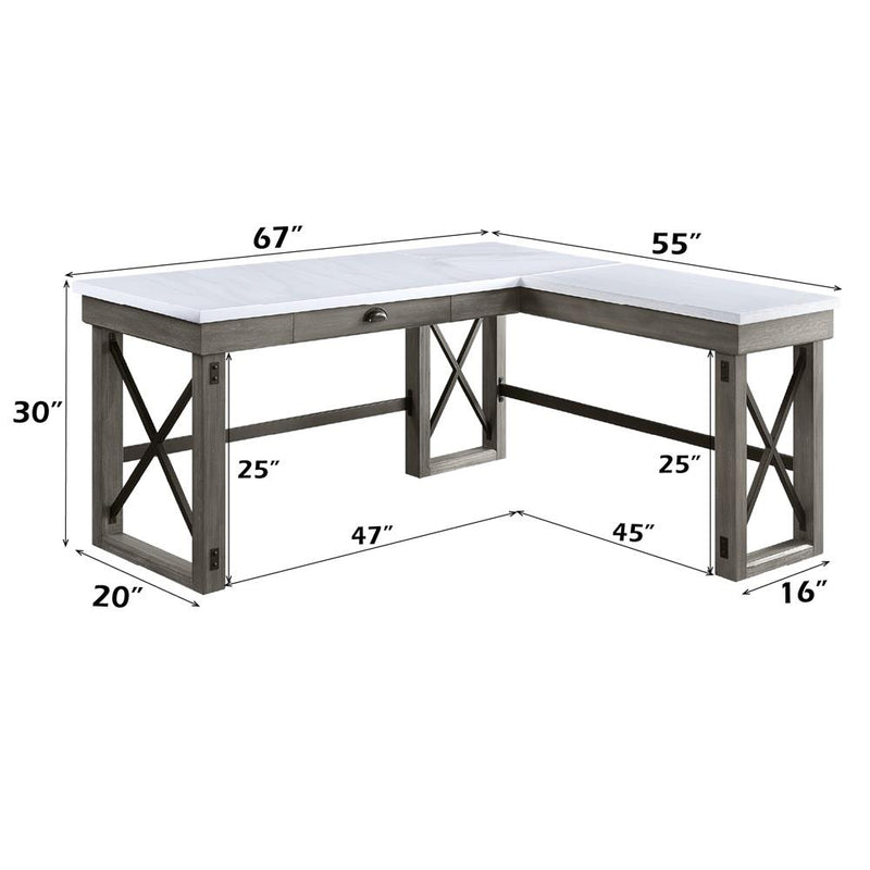 Calgary Furniture Emporium Office Desks L-Shaped Desks OF00056 IMAGE 8