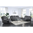 Calgary Furniture Emporium Lamruil Reclining Leather Loveseat LV00073 IMAGE 12