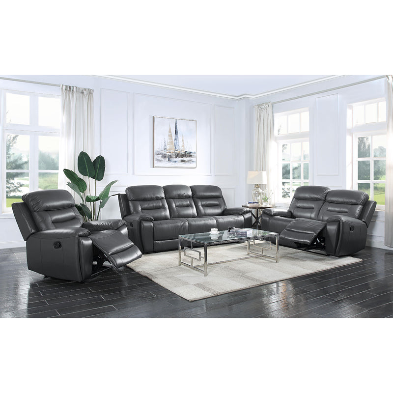 Calgary Furniture Emporium Lamruil Reclining Leather Loveseat LV00073 IMAGE 7