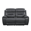 Calgary Furniture Emporium Lamruil Reclining Leather Loveseat LV00073 IMAGE 8