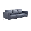 Calgary Furniture Emporium Astonic Stationary Fabric and Leather Look Sofa LV00212 IMAGE 1