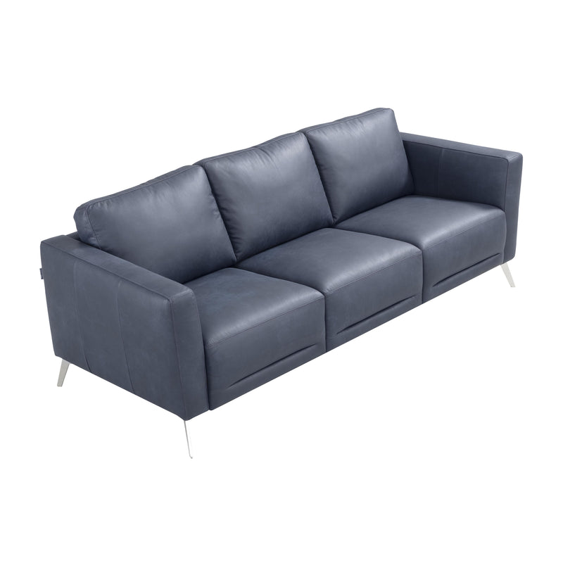 Calgary Furniture Emporium Astonic Stationary Fabric and Leather Look Sofa LV00212 IMAGE 3