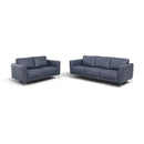Calgary Furniture Emporium Astonic Stationary Fabric and Leather Look Loveseat LV00213 IMAGE 3