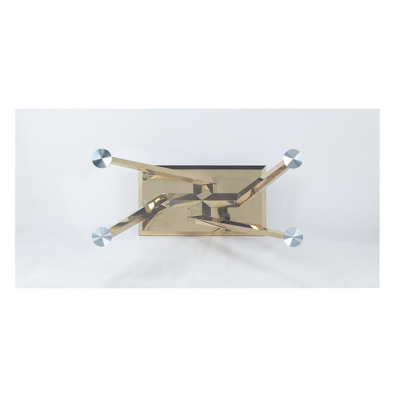 Calgary Furniture Emporium Barnard Dining Table with Glass Top and Pedestal Base DN00219 IMAGE 4