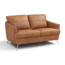 Calgary Furniture Emporium Safi Stationary Fabric and Leather Look Loveseat LV00217 IMAGE 1