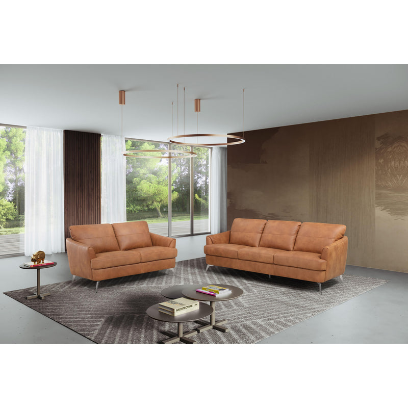 Calgary Furniture Emporium Safi Stationary Fabric and Leather Look Loveseat LV00217 IMAGE 6