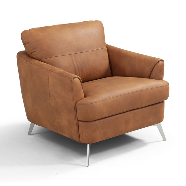 Calgary Furniture Emporium Safi Stationary Fabric and Leather Look Chair LV00218 IMAGE 1