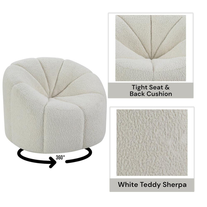 Calgary Furniture Emporium Osmash Swivel Fabric Chair LV00230 IMAGE 9