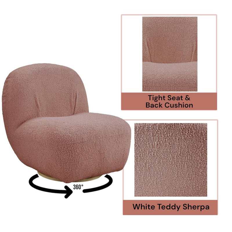 Calgary Furniture Emporium Yedaid Swivel Fabric Accent Chair AC00232 IMAGE 8