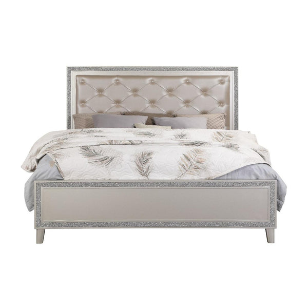 Calgary Furniture Emporium Sliverfluff Queen Upholstered Panel Bed BD00239Q IMAGE 1