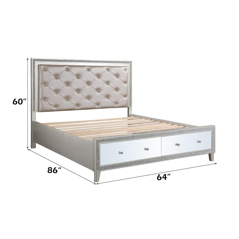 Calgary Furniture Emporium Sliverfluff Queen Upholstered Panel Bed with Storage BD00242Q IMAGE 8