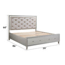 Calgary Furniture Emporium Sliverfluff King Upholstered Panel Bed with Storage BD00241EK IMAGE 8