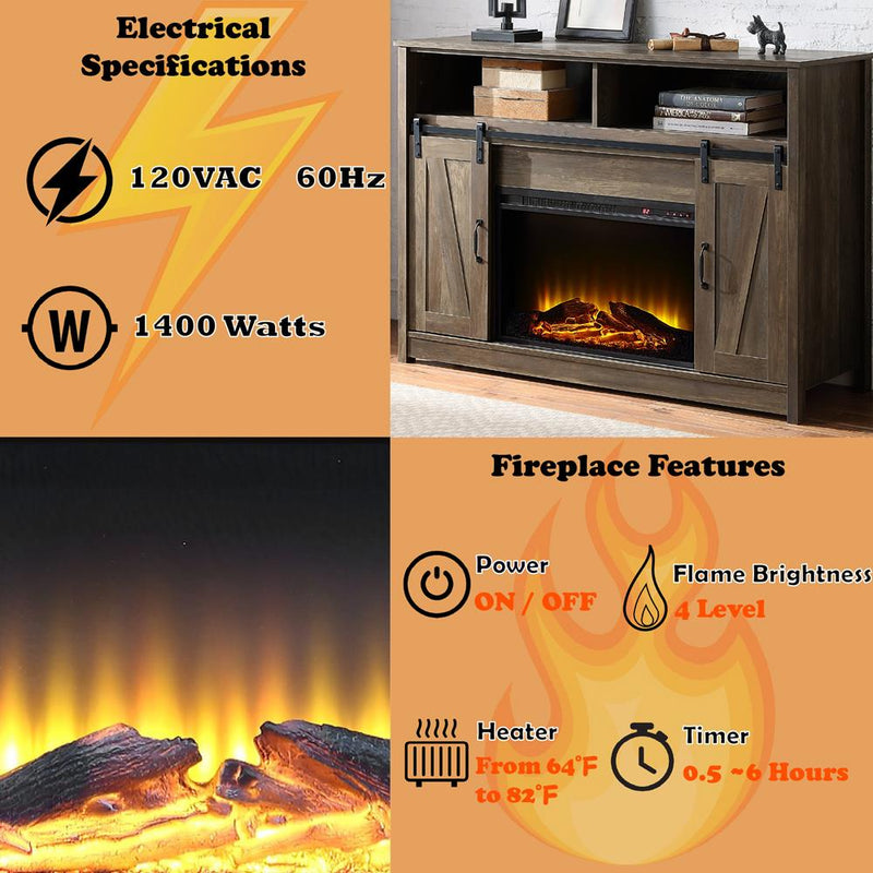 Calgary Furniture Emporium Tobias Freestanding Electric Fireplace AC00274 IMAGE 5