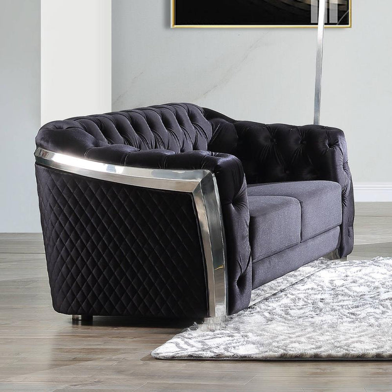 Calgary Furniture Emporium Pyroden Stationary Fabric Loveseat LV00297 IMAGE 1